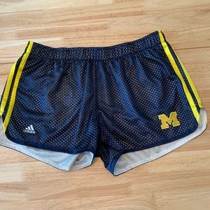 University of Michigan running shorts